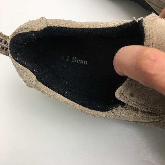 L.L.Bean Comfort Mocs Slip-On Suede Leather Shoes - Picture 3 of 7